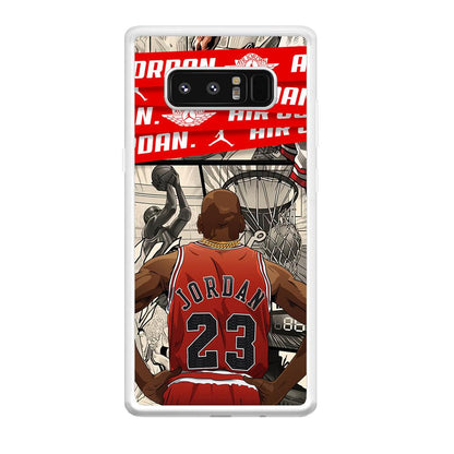 Air Jordan Looking at Victory Samsung Galaxy Note 8 Case-Oxvistore