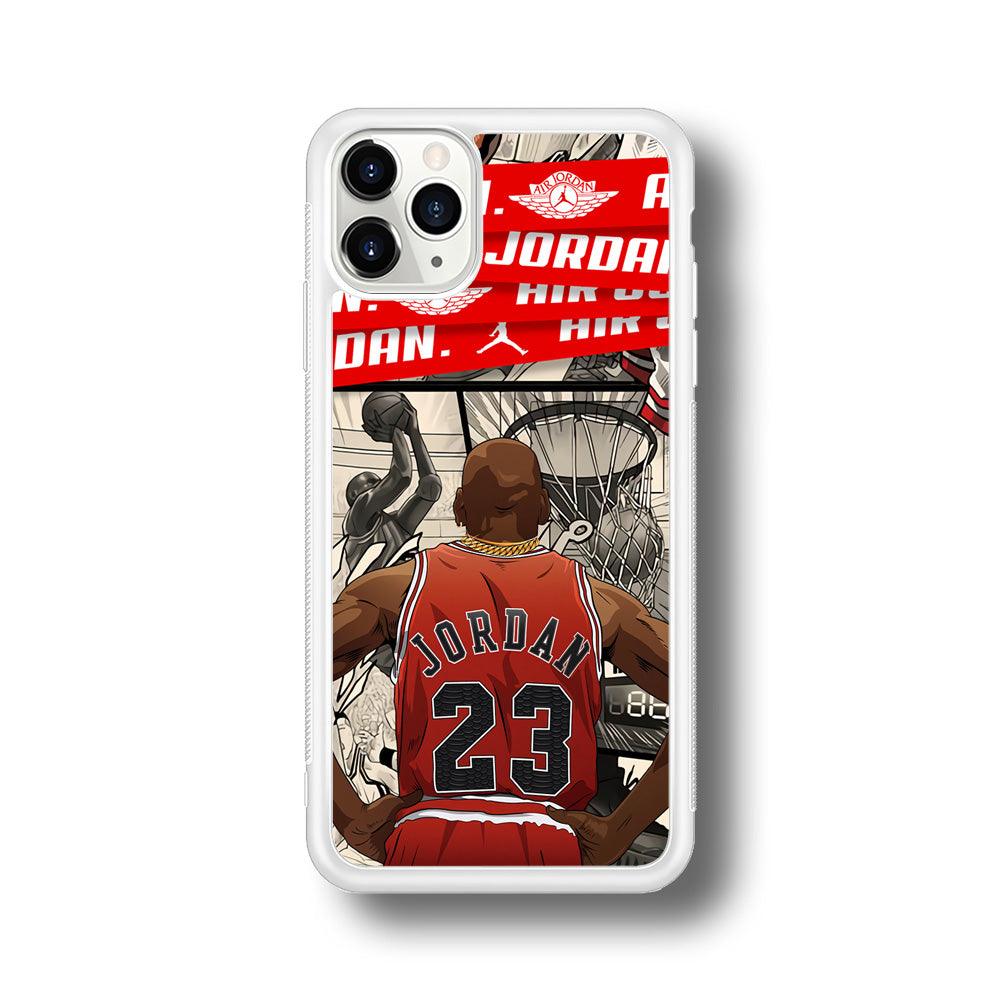 Air Jordan Looking at Victory iPhone 11 Pro Case-Oxvistore