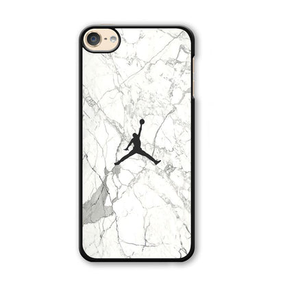 Air Jordan Marble Soft Black iPod Touch 6 Case-Oxvistore