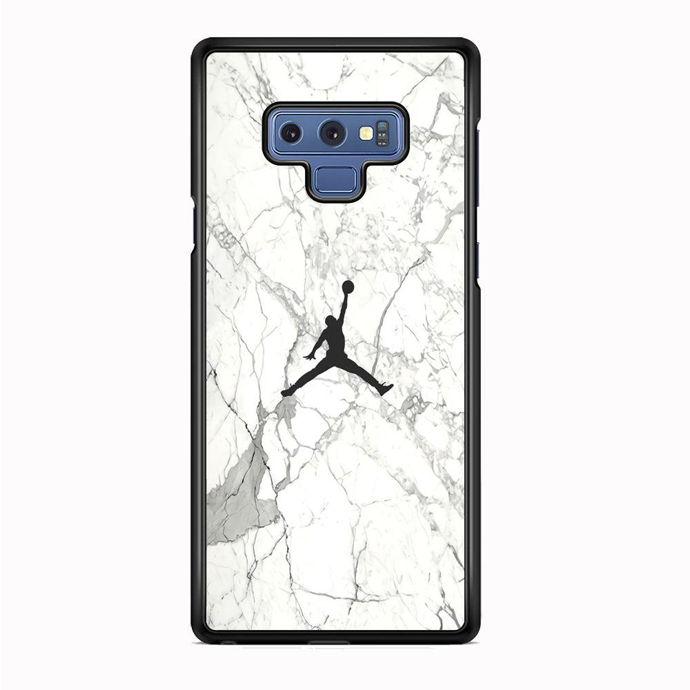 Air Jordan Marble Soft Black Samsung Galaxy Note 9 Case-Oxvistore