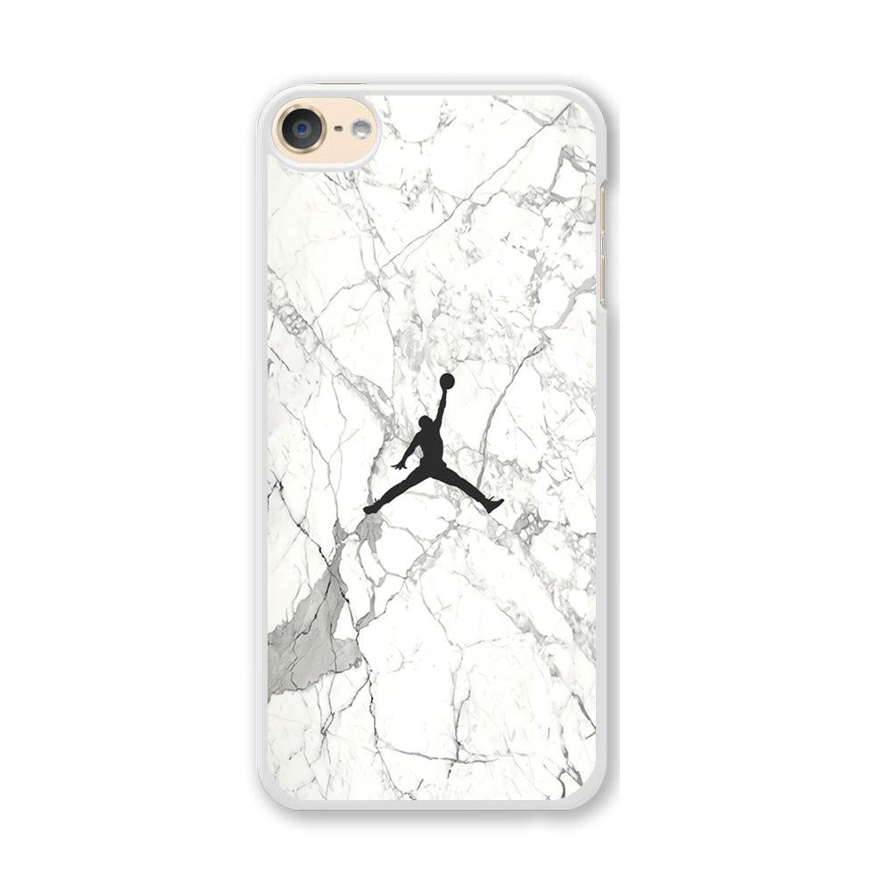 Air Jordan Marble Soft Black iPod Touch 6 Case-Oxvistore