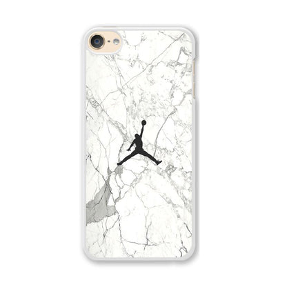 Air Jordan Marble Soft Black iPod Touch 6 Case-Oxvistore