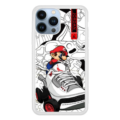 Air Jordan Mario Ride The Shoes iPhone 15 Pro Case-Oxvistore