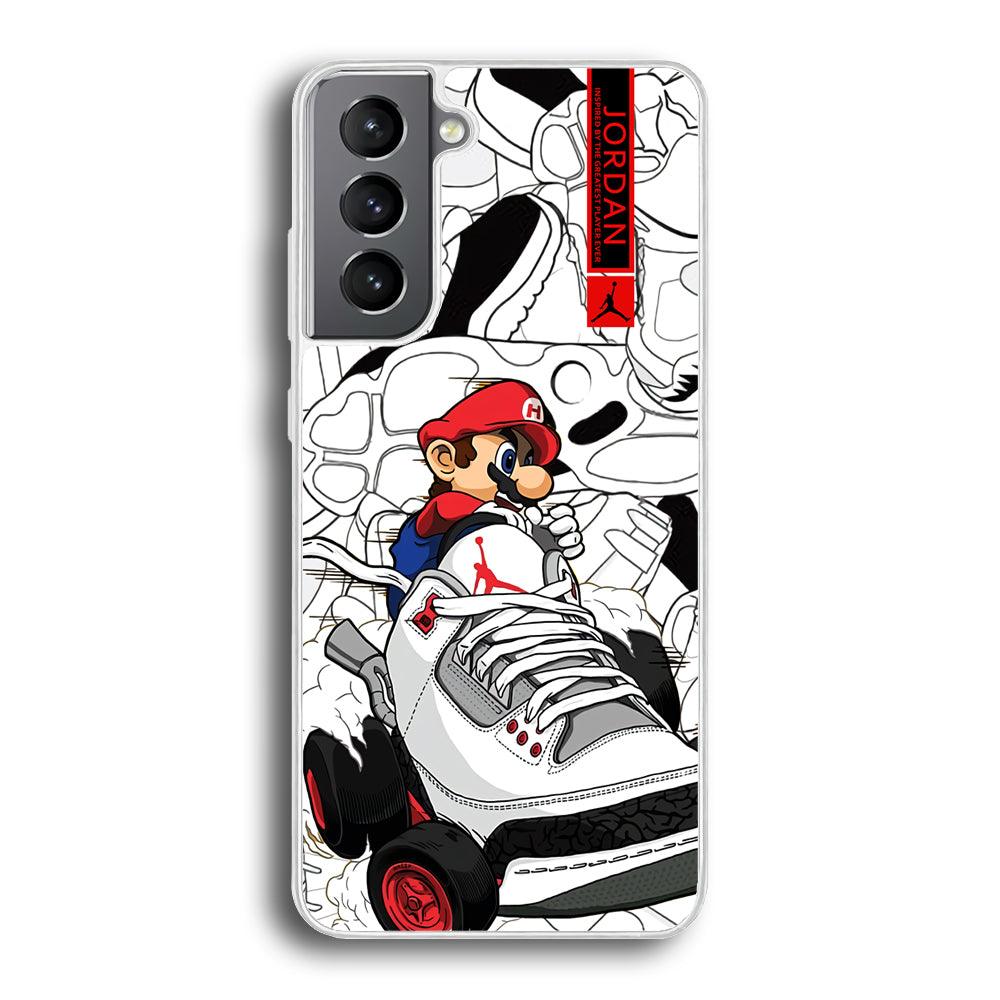 Air Jordan Mario Ride The Shoes Samsung Galaxy S21 Plus Case-Oxvistore