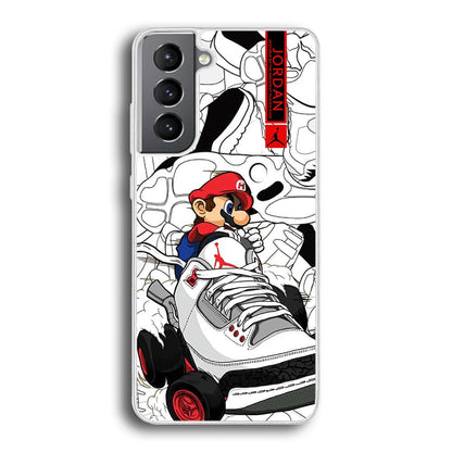 Air Jordan Mario Ride The Shoes Samsung Galaxy S21 Plus Case-Oxvistore