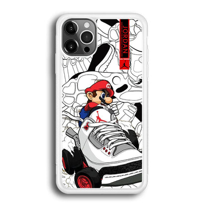 Air Jordan Mario Ride The Shoes iPhone 12 Pro Case-Oxvistore