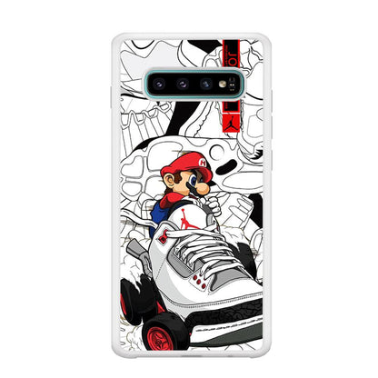 Air Jordan Mario Ride The Shoes Samsung Galaxy S10 Plus Case-Oxvistore