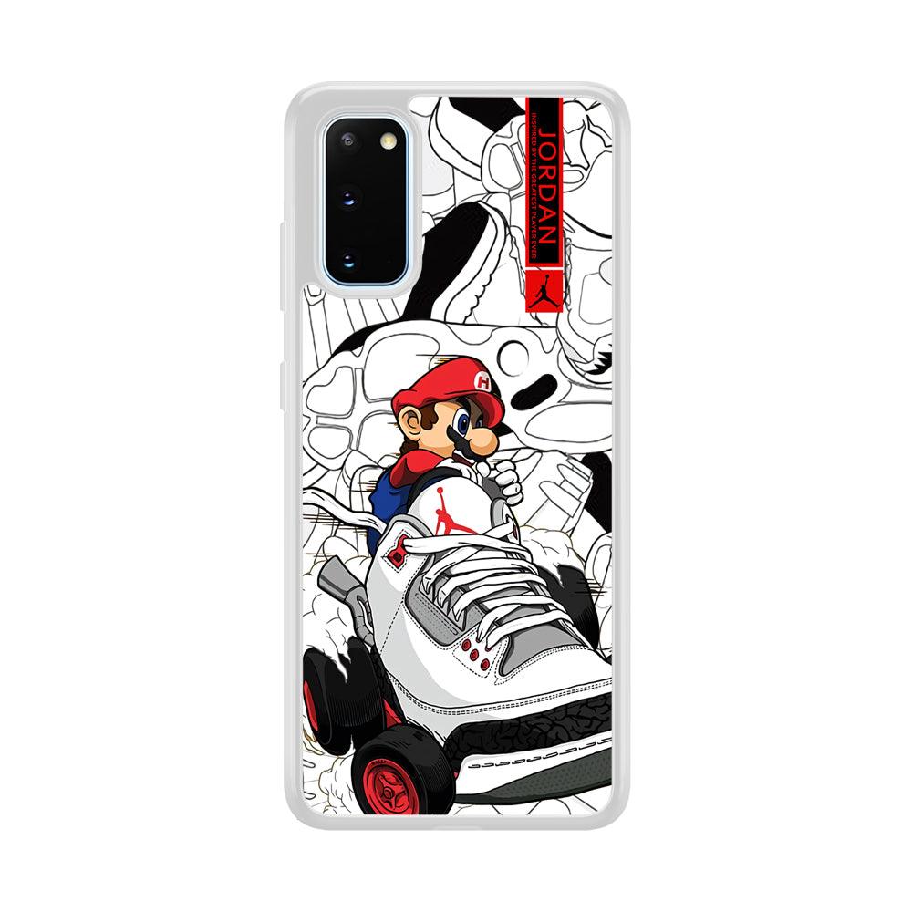 Air Jordan Mario Ride The Shoes Samsung Galaxy S20 Case-Oxvistore