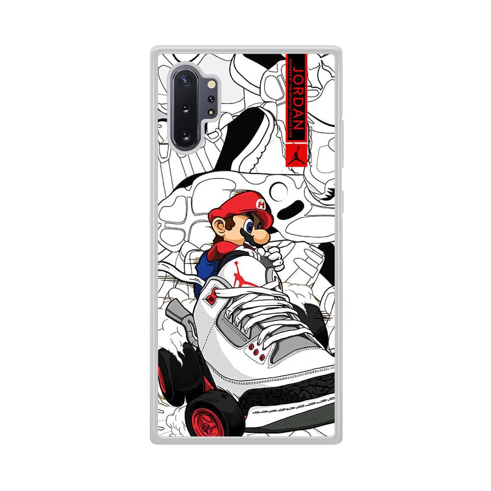 Air Jordan Mario Ride The Shoes Samsung Galaxy Note 10 Plus Case-Oxvistore