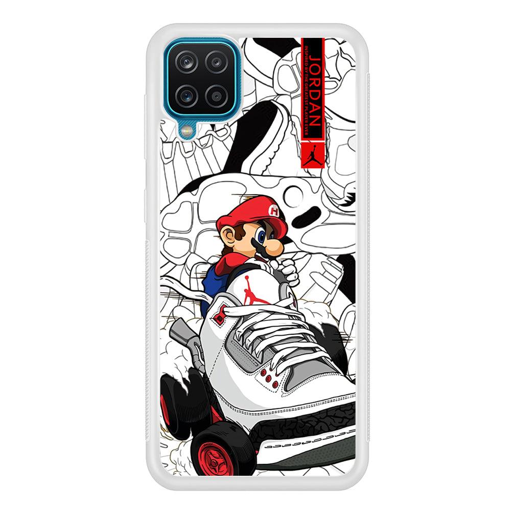 Air Jordan Mario Ride The Shoes Samsung Galaxy A12 Case-Oxvistore