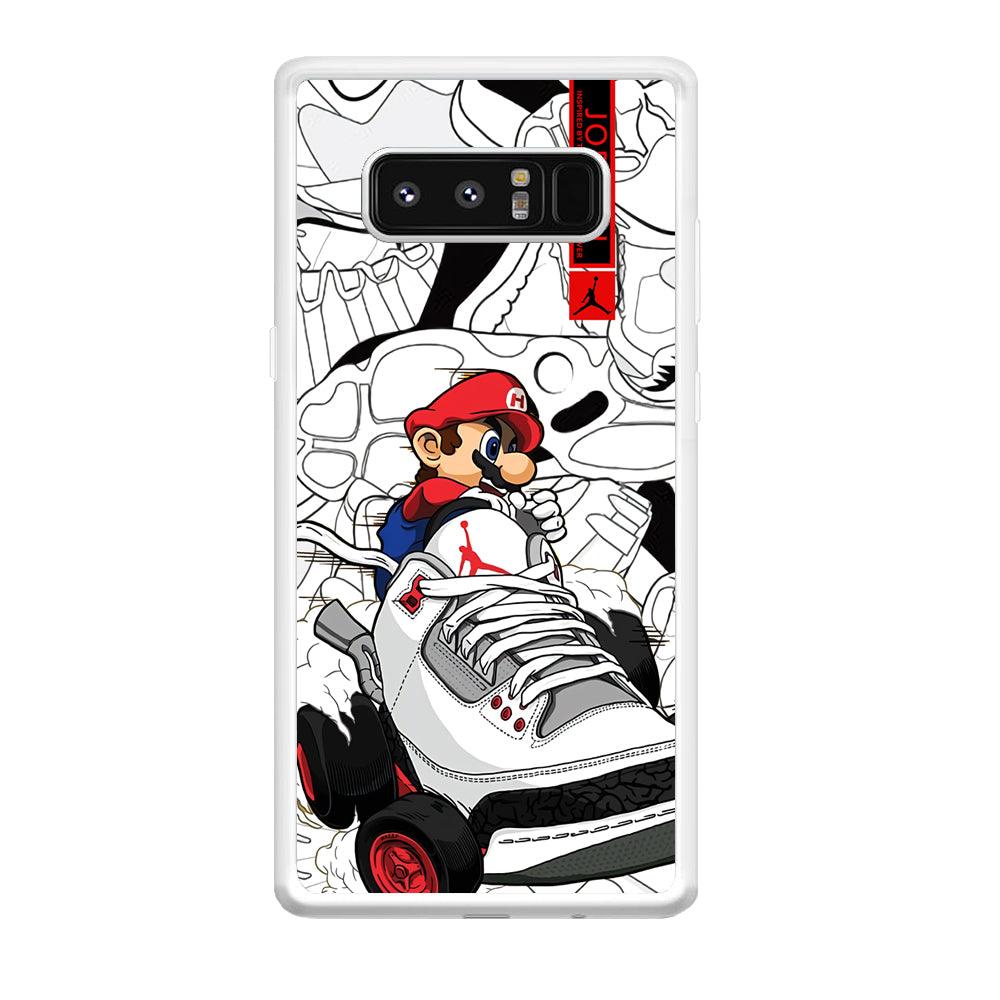 Air Jordan Mario Ride The Shoes Samsung Galaxy Note 8 Case-Oxvistore