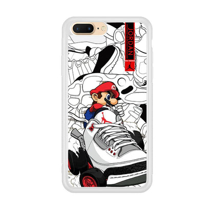 Air Jordan Mario Ride The Shoes iPhone 8 plus Case-Oxvistore