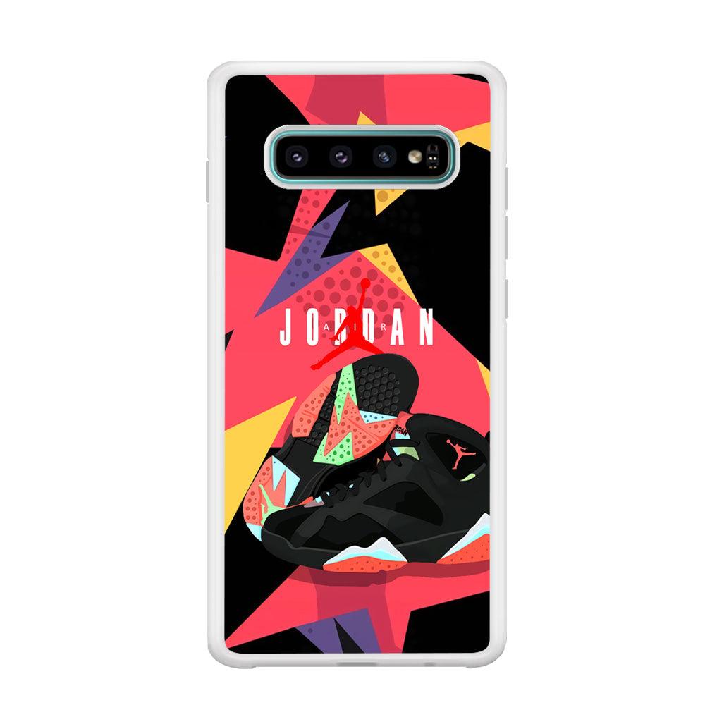 Air Jordan Milestones of Scramble Samsung Galaxy S10 Plus Case-Oxvistore