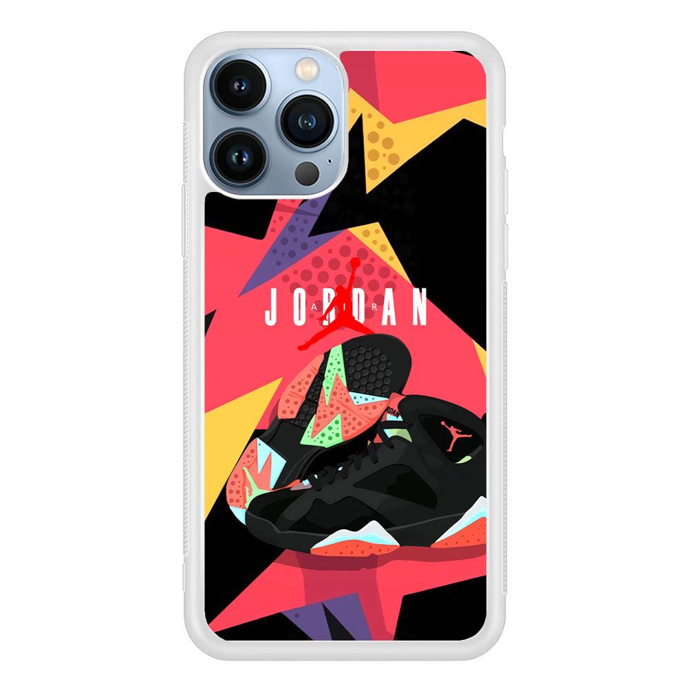 Air Jordan Milestones of Scramble iPhone 14 Pro Max Case-Oxvistore