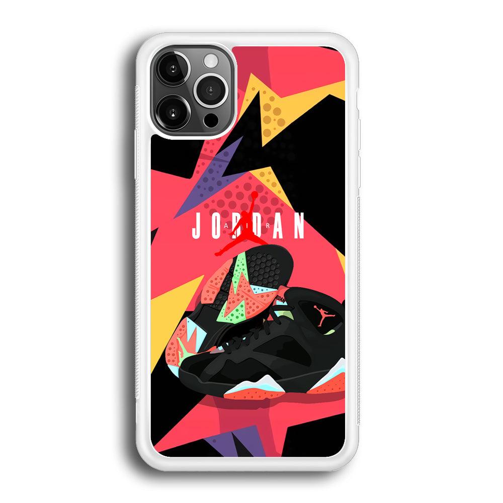 Air Jordan Milestones of Scramble iPhone 12 Pro Max Case-Oxvistore