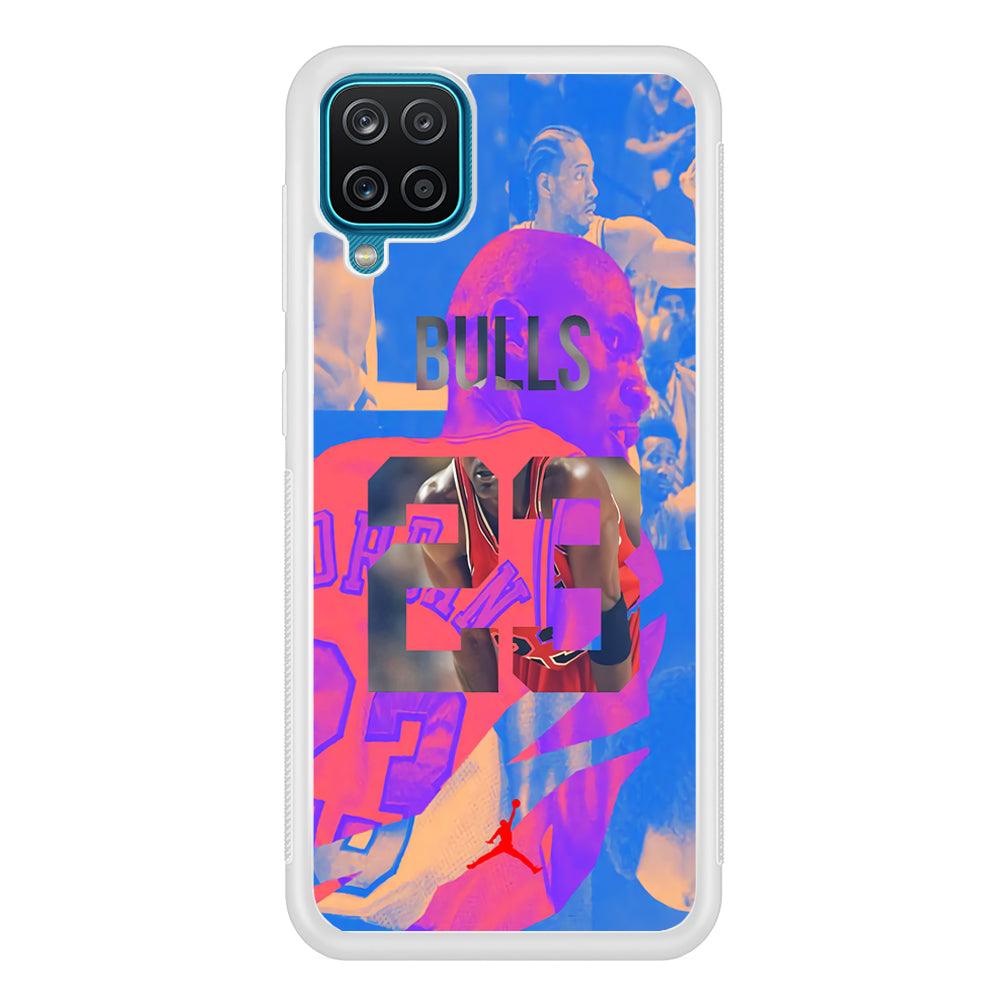 Air Jordan Mirror Silhouette Samsung Galaxy A12 Case-Oxvistore