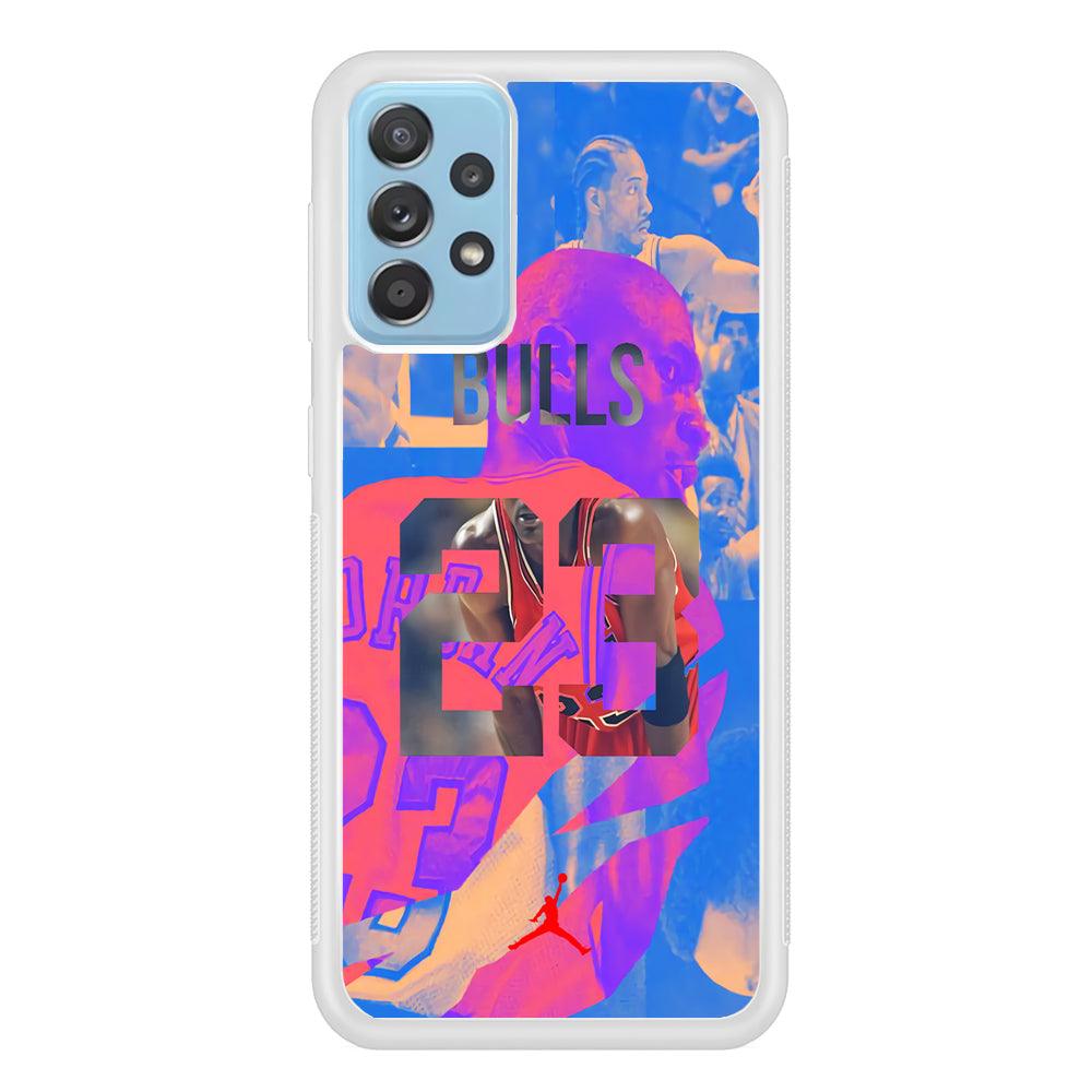 Air Jordan Mirror Silhouette Samsung Galaxy A52 Case-Oxvistore