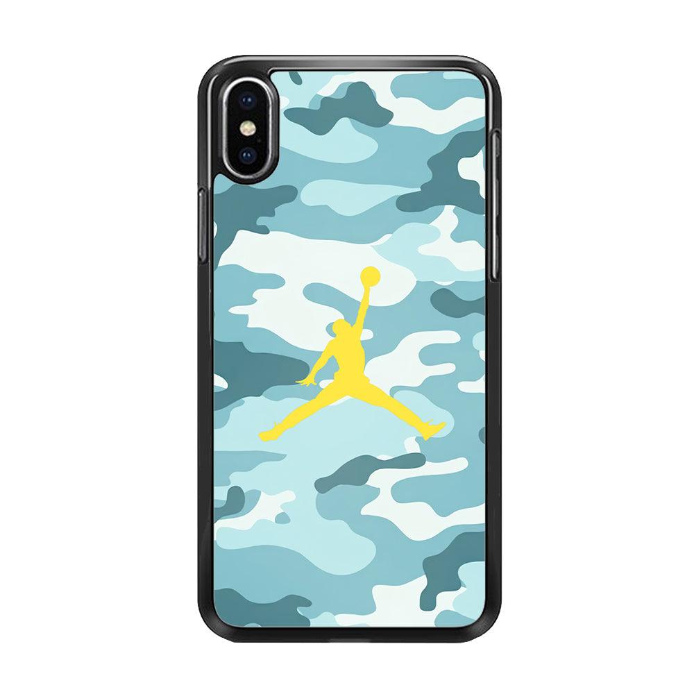 Air Jordan Ocean Camo iPhone XS Case-Oxvistore