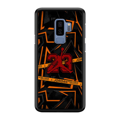 Air Jordan Orange Shapes Samsung Galaxy S9 Plus Case-Oxvistore