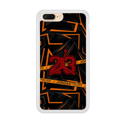 Air Jordan Orange Shapes iPhone 8 plus Case-Oxvistore