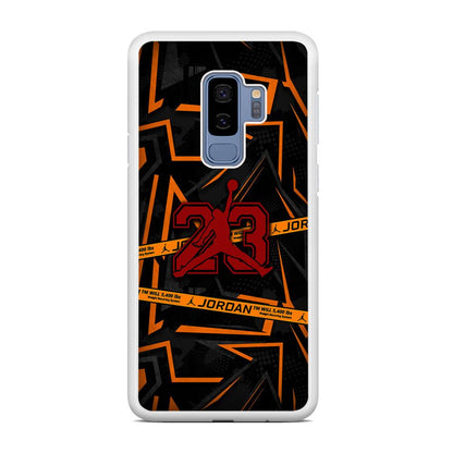 Air Jordan Orange Shapes Samsung Galaxy S9 Plus Case-Oxvistore