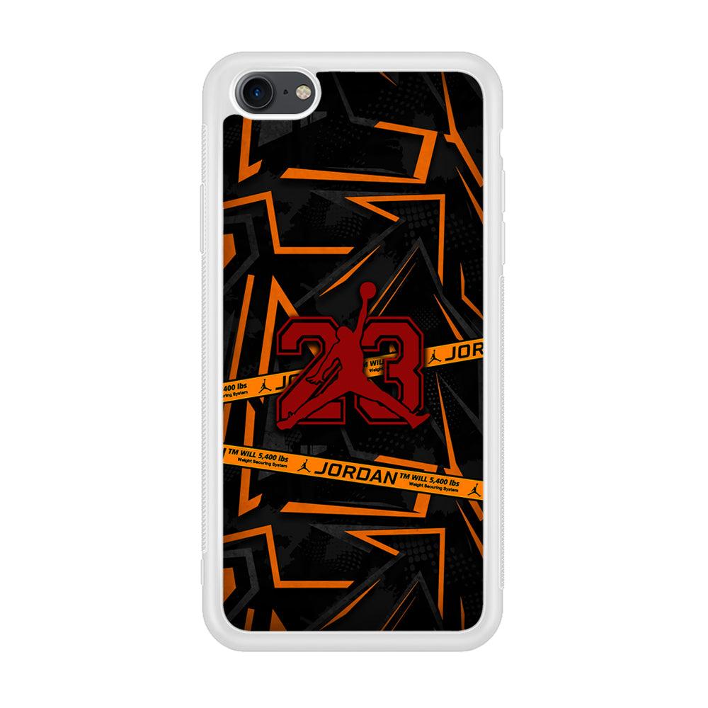 Air Jordan Orange Shapes iPhone 8 Case-Oxvistore