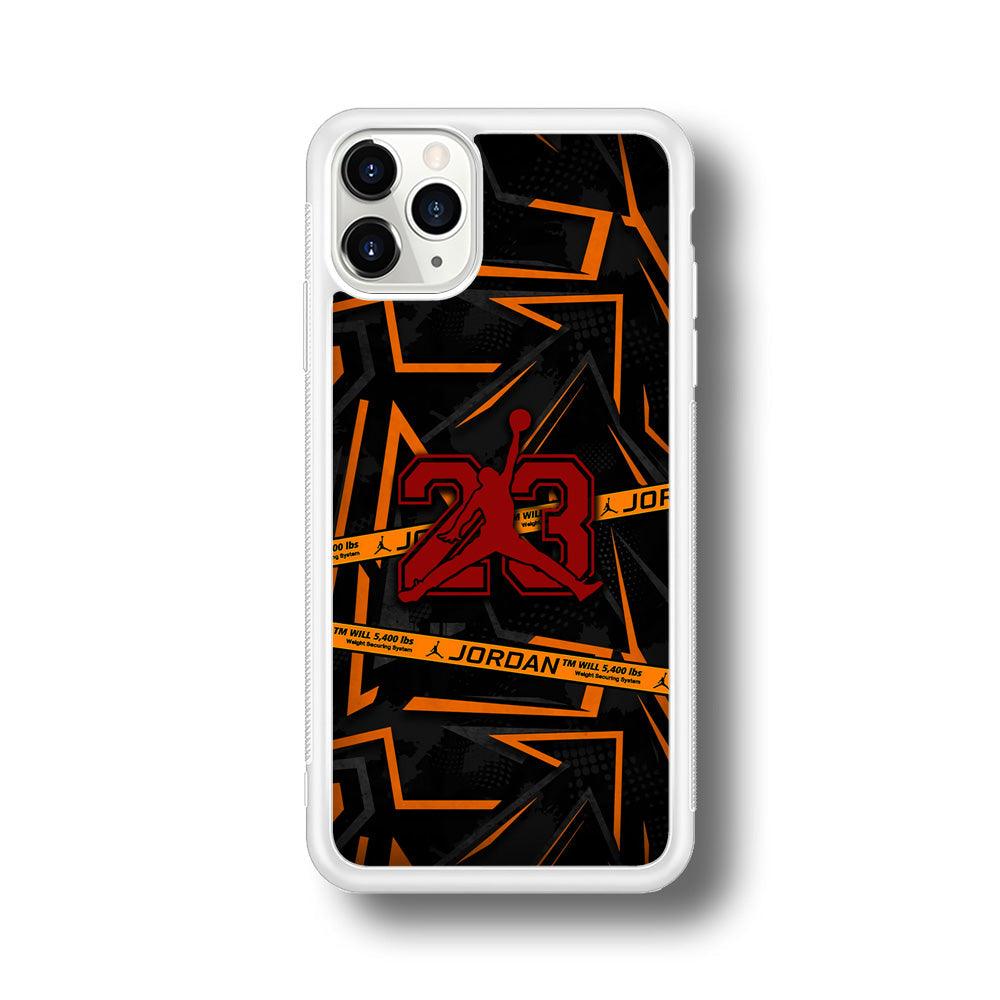 Air Jordan Orange Shapes iPhone 11 Pro Case-Oxvistore