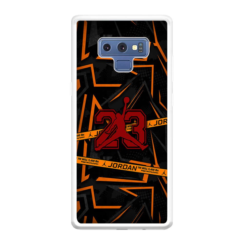 Air Jordan Orange Shapes Samsung Galaxy Note 9 Case-Oxvistore