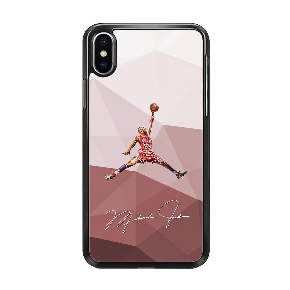 Air Jordan Real Fighter iPhone X Case-Oxvistore