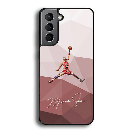 Air Jordan Real Fighter Samsung Galaxy S24 Case-Rubber Black (2D Case)-Oxvistore
