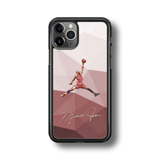 Air Jordan Real Fighter iPhone 11 Pro Max Case-Rubber Black (2D Case)-Oxvistore