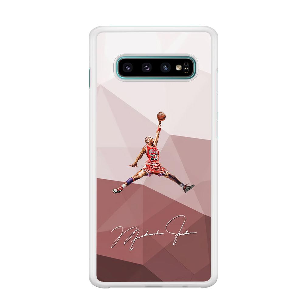 Air Jordan Real Fighter Samsung Galaxy S10 Plus Case-Oxvistore