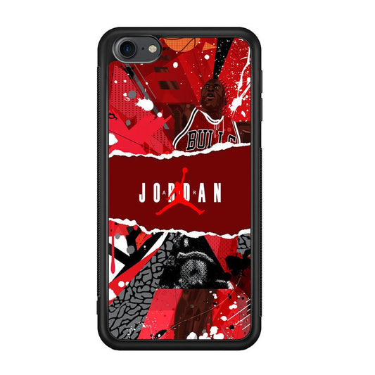 Air Jordan Real Soul iPod Touch 6 Case-Rubber Black (2D Case)-Oxvistore