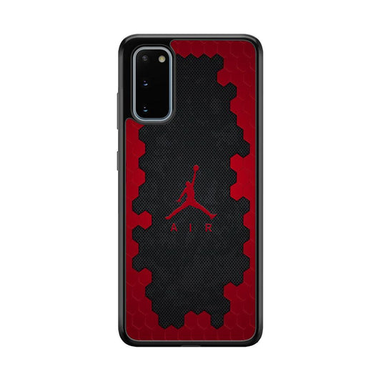 Air Jordan Red Honeycomb Samsung Galaxy S20 Case-Oxvistore