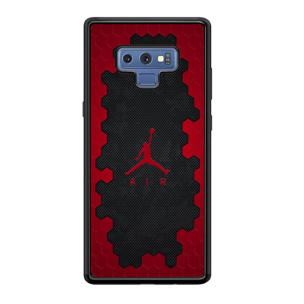 Air Jordan Red Honeycomb Samsung Galaxy Note 9 Case-Oxvistore