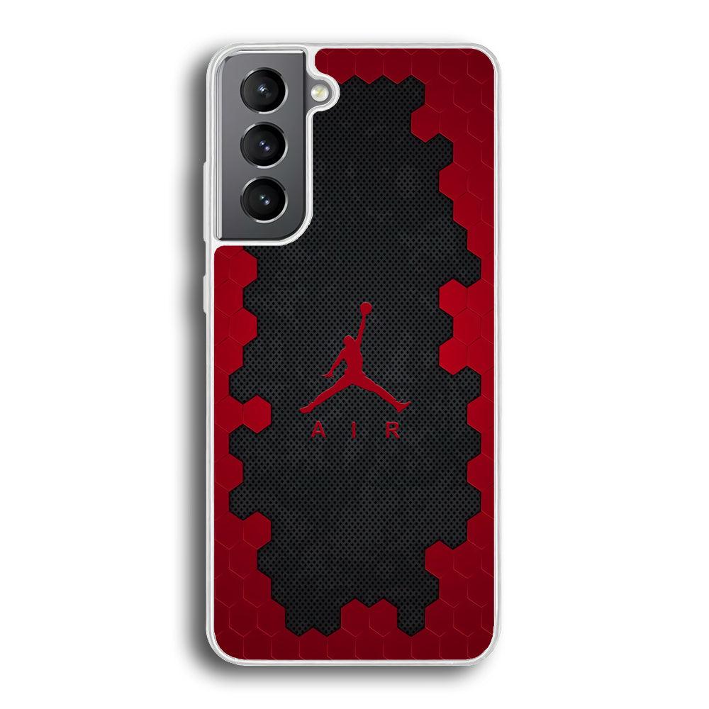 Air Jordan Red Honeycomb Samsung Galaxy S21 Case-Oxvistore