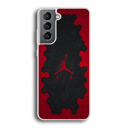 Air Jordan Red Honeycomb Samsung Galaxy S21 Case-Oxvistore