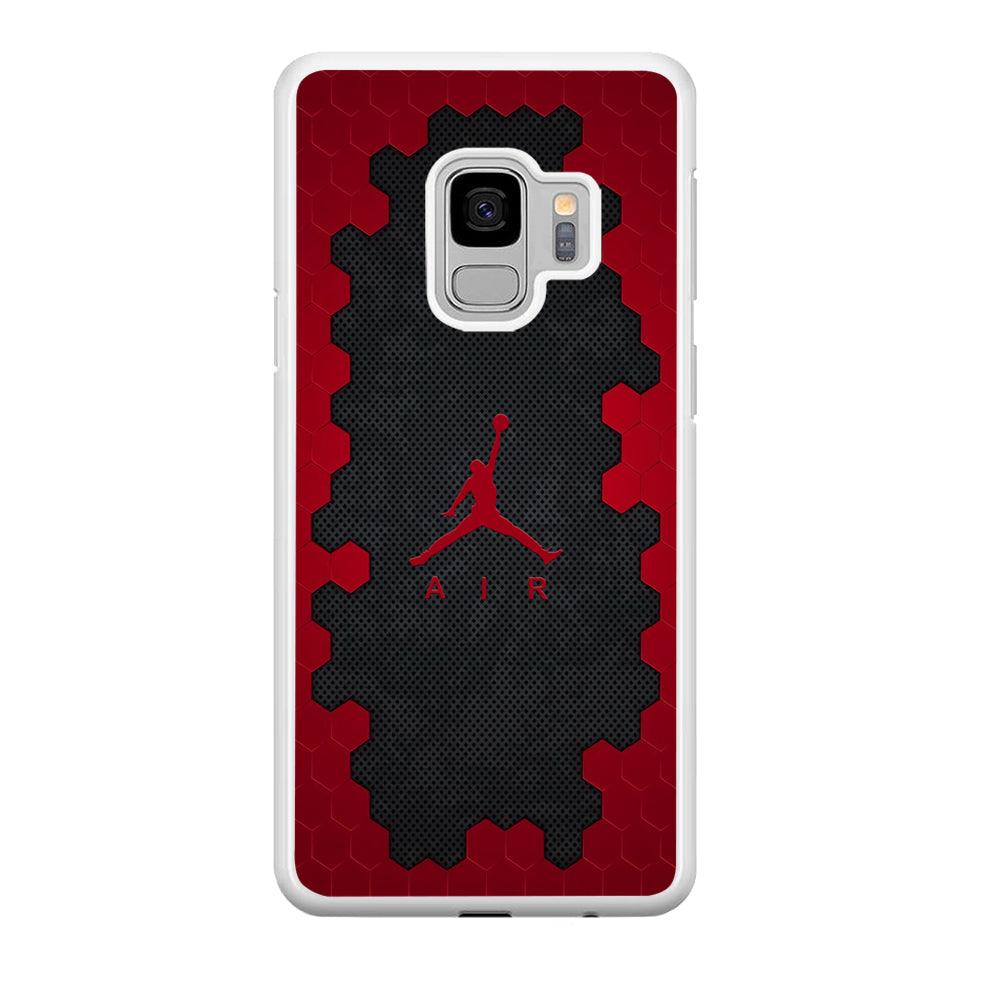 Air Jordan Red Honeycomb Samsung Galaxy S9 Case-Oxvistore