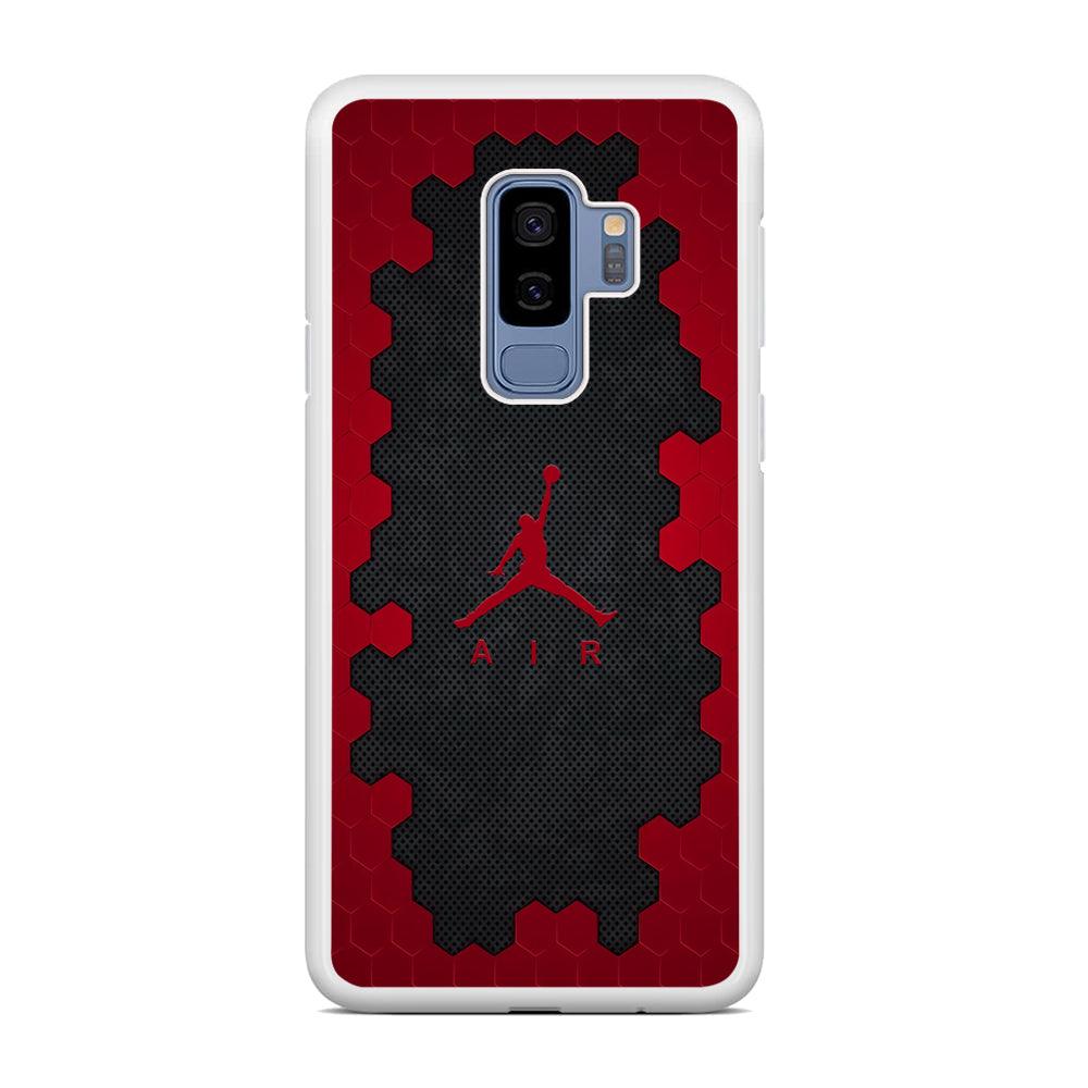 Air Jordan Red Honeycomb Samsung Galaxy S9 Plus Case-Oxvistore