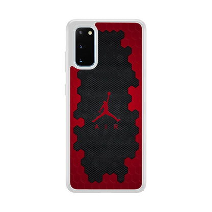 Air Jordan Red Honeycomb Samsung Galaxy S20 Case-Oxvistore