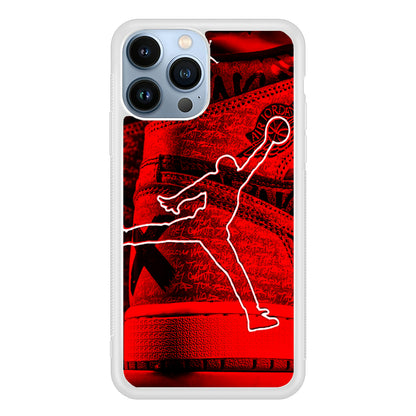 Air Jordan Red Shoes 2D Rubber Phone Case