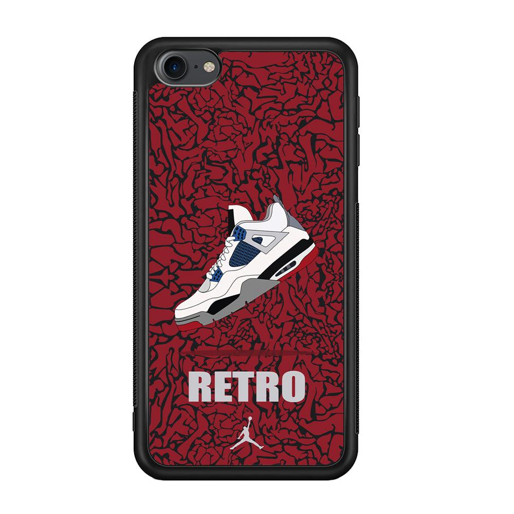 Air Jordan Retro Creation iPod Touch 6 Case-Rubber Black (2D Case)-Oxvistore
