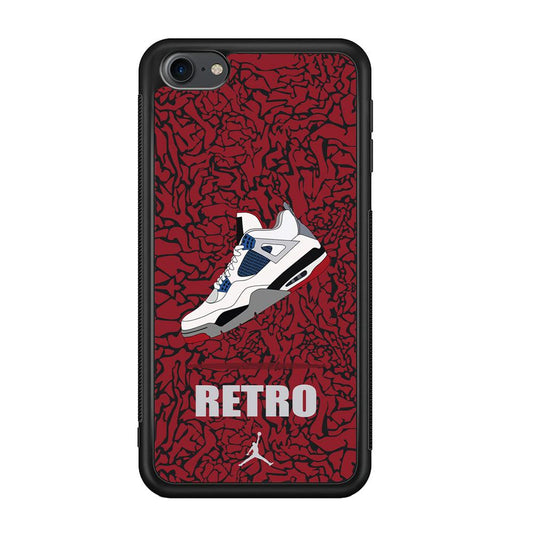 Air Jordan Retro Creation iPod Touch 6 Case-Rubber Black (2D Case)-Oxvistore