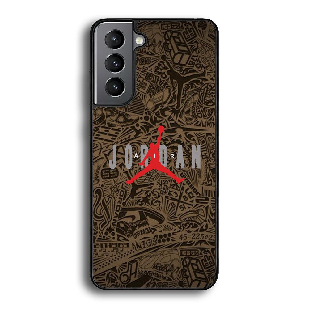 Air Jordan Summary of Accession Samsung Galaxy S22 Case-Rubber Black (2D Case)-Oxvistore