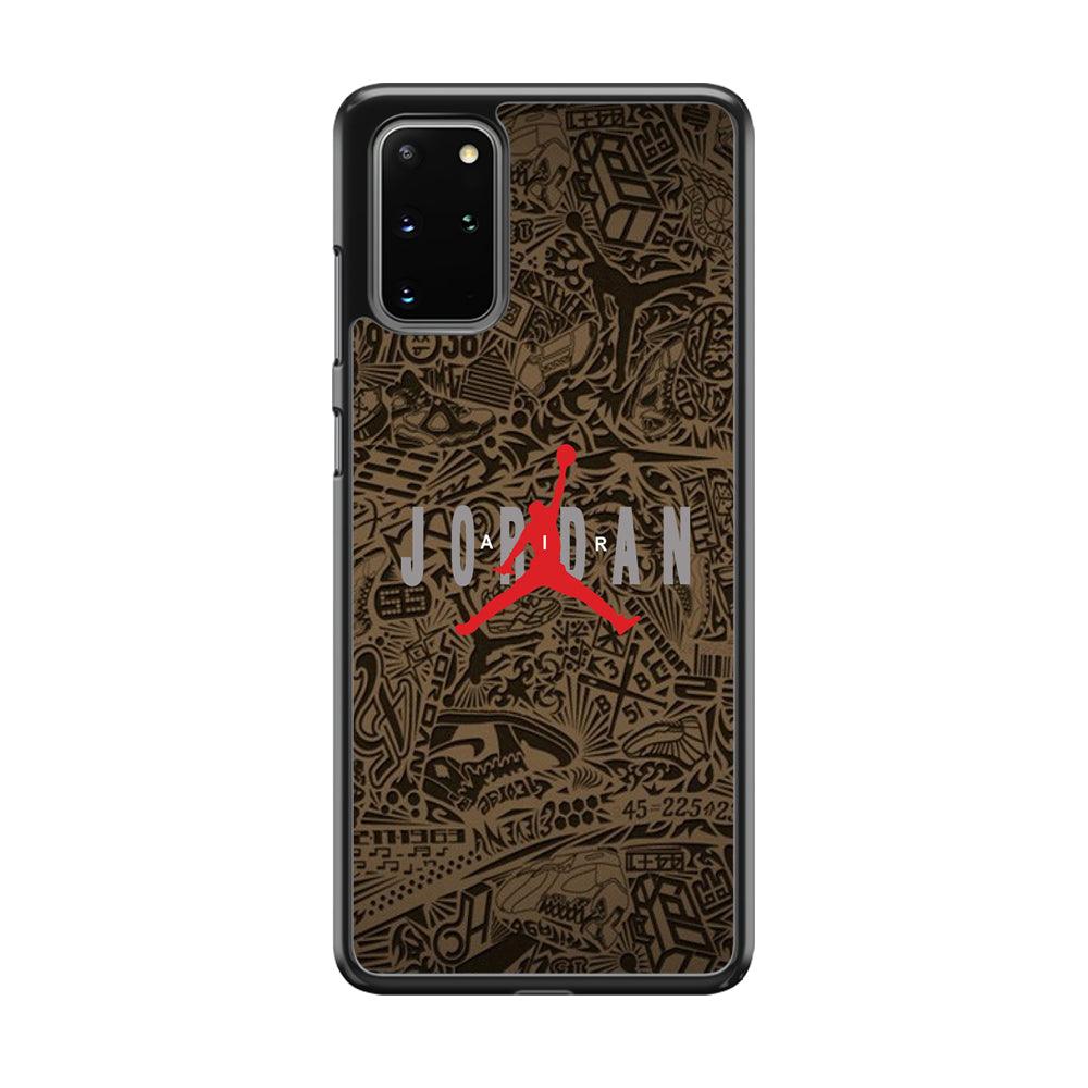 Air Jordan Summary of Accession Samsung Galaxy S20 Plus Case-Rubber Black (2D Case)-Oxvistore