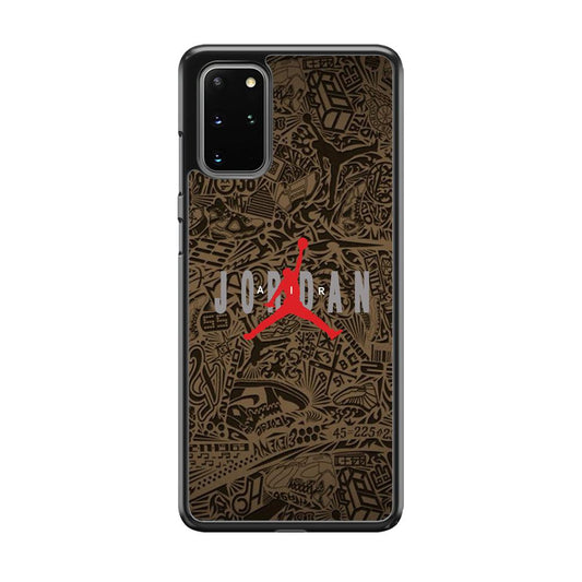 Air Jordan Summary of Accession Samsung Galaxy S20 Plus Case-Rubber Black (2D Case)-Oxvistore