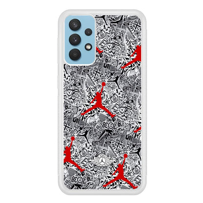 Air Jordan The Domination Samsung Galaxy A32 Case-Oxvistore