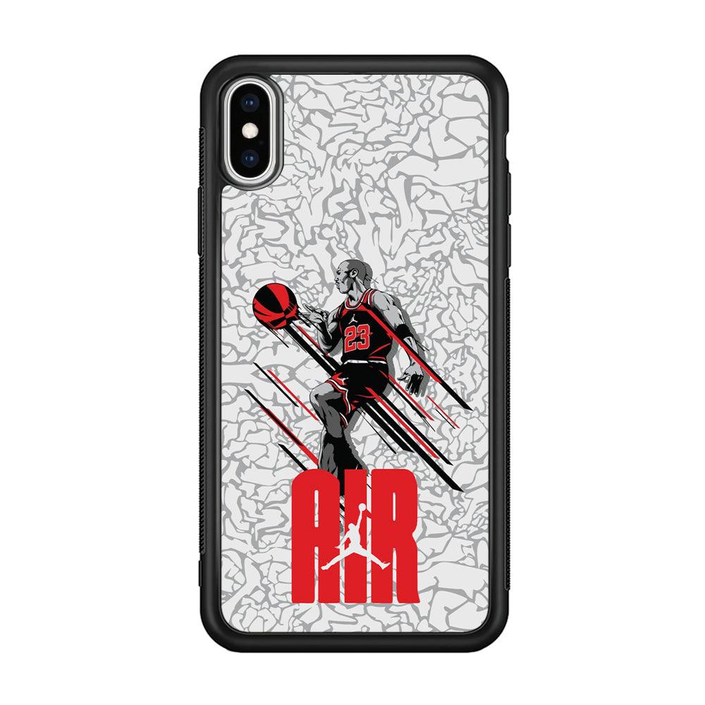 Air Jordan The Jumpingman iPhone X Case-Oxvistore