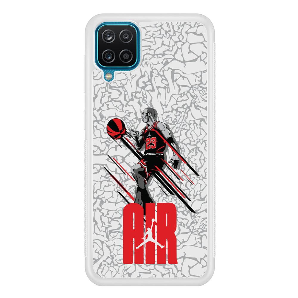 Air Jordan The Jumpingman Samsung Galaxy A12 Case-Oxvistore