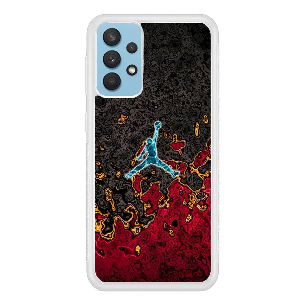 Air Jordan Water Glow Samsung Galaxy A32 Case-Oxvistore